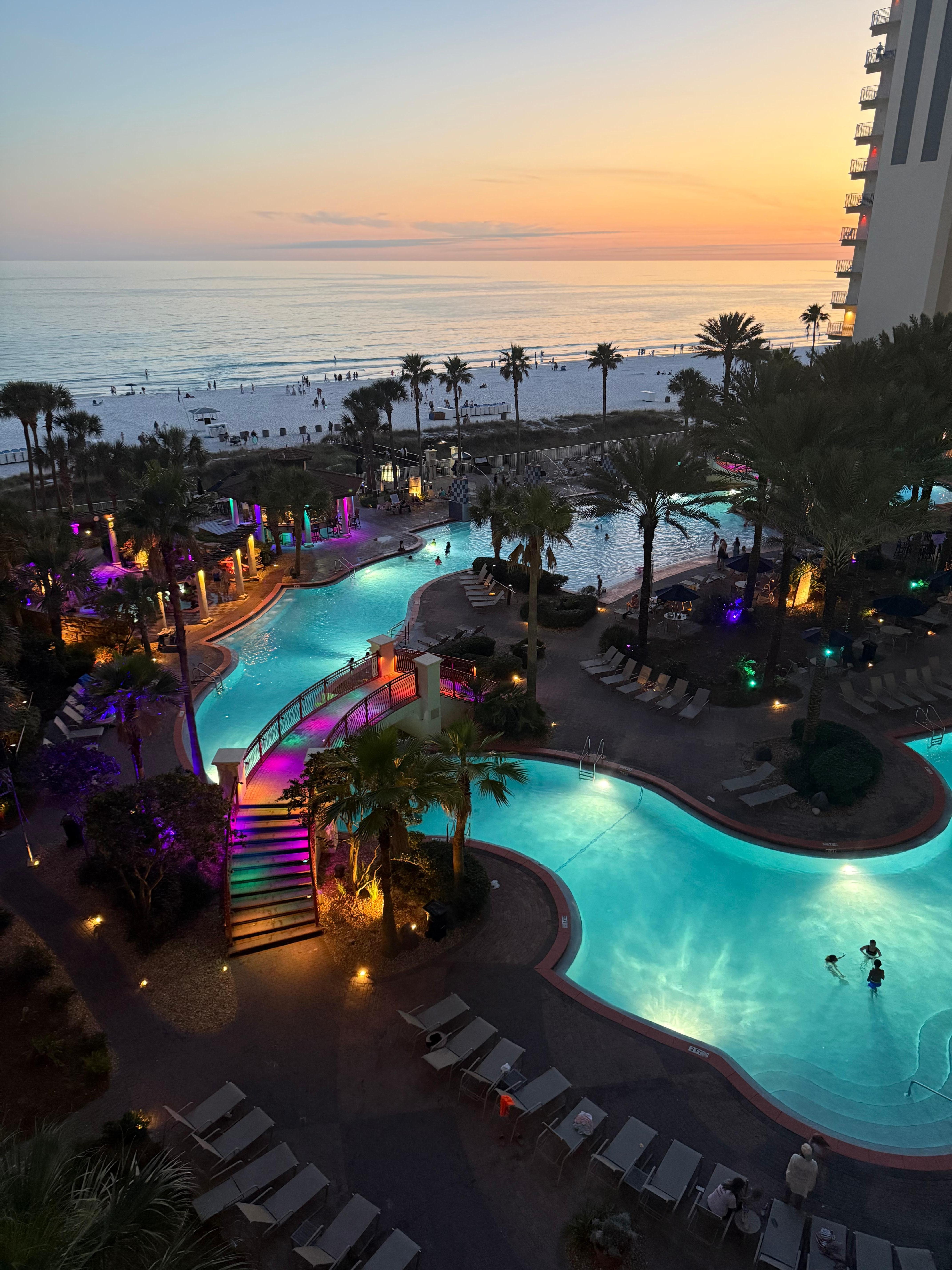 Pool at night 