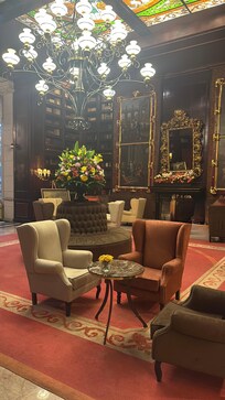 Beautiful hotel lobby