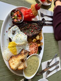 Breakfast was so delicious on this restaurant