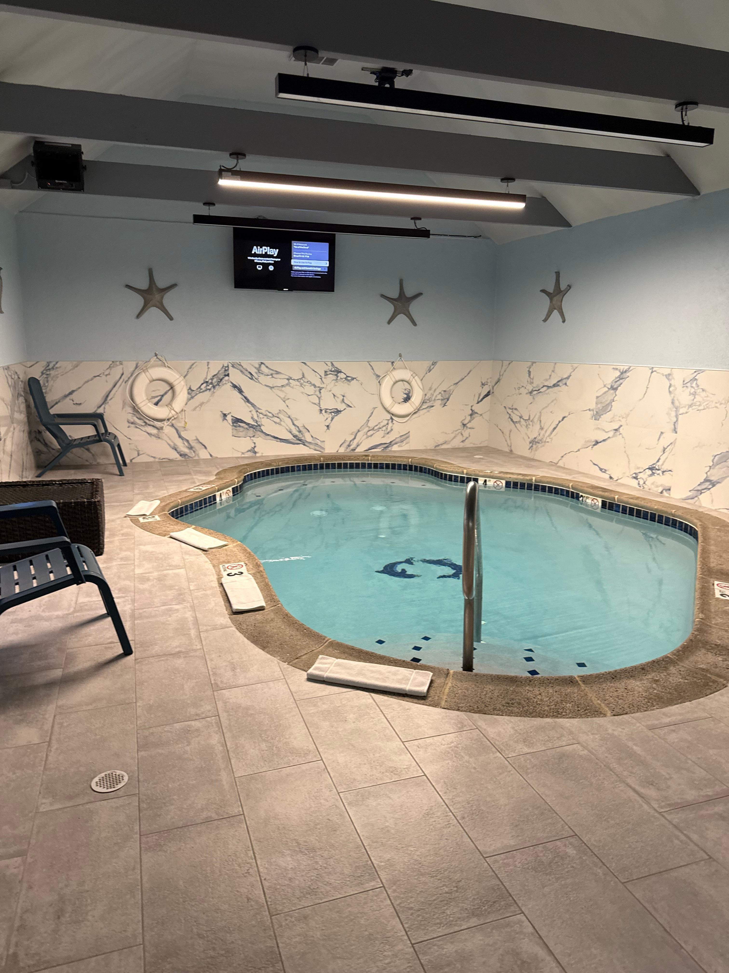Private pool inside room 