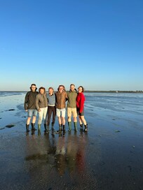 Heerlijk 's morgens wadlopen!