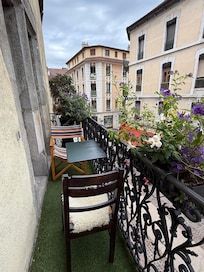 Balcony was adorable!