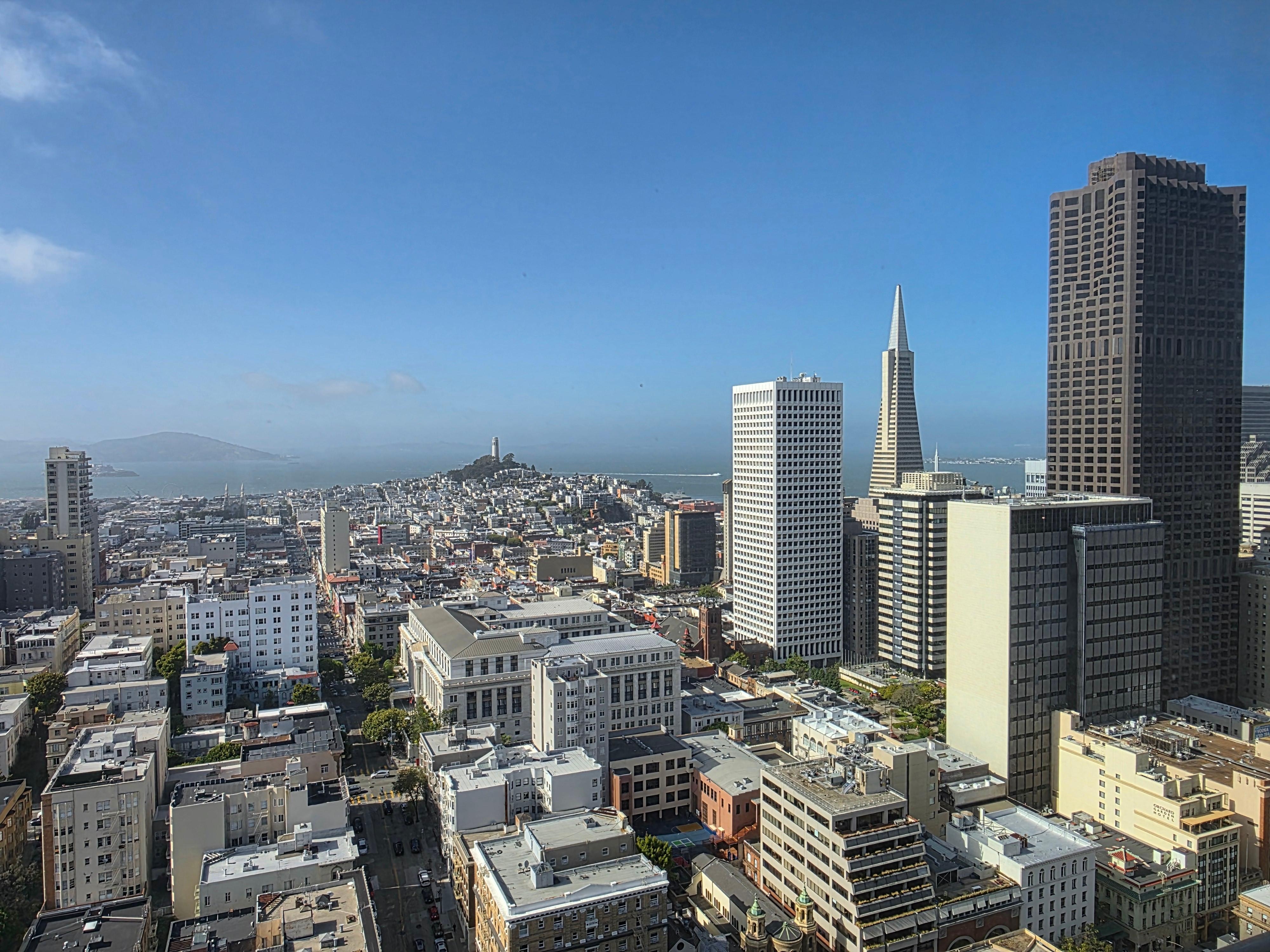 Another view including the Transamerica Pyramid.