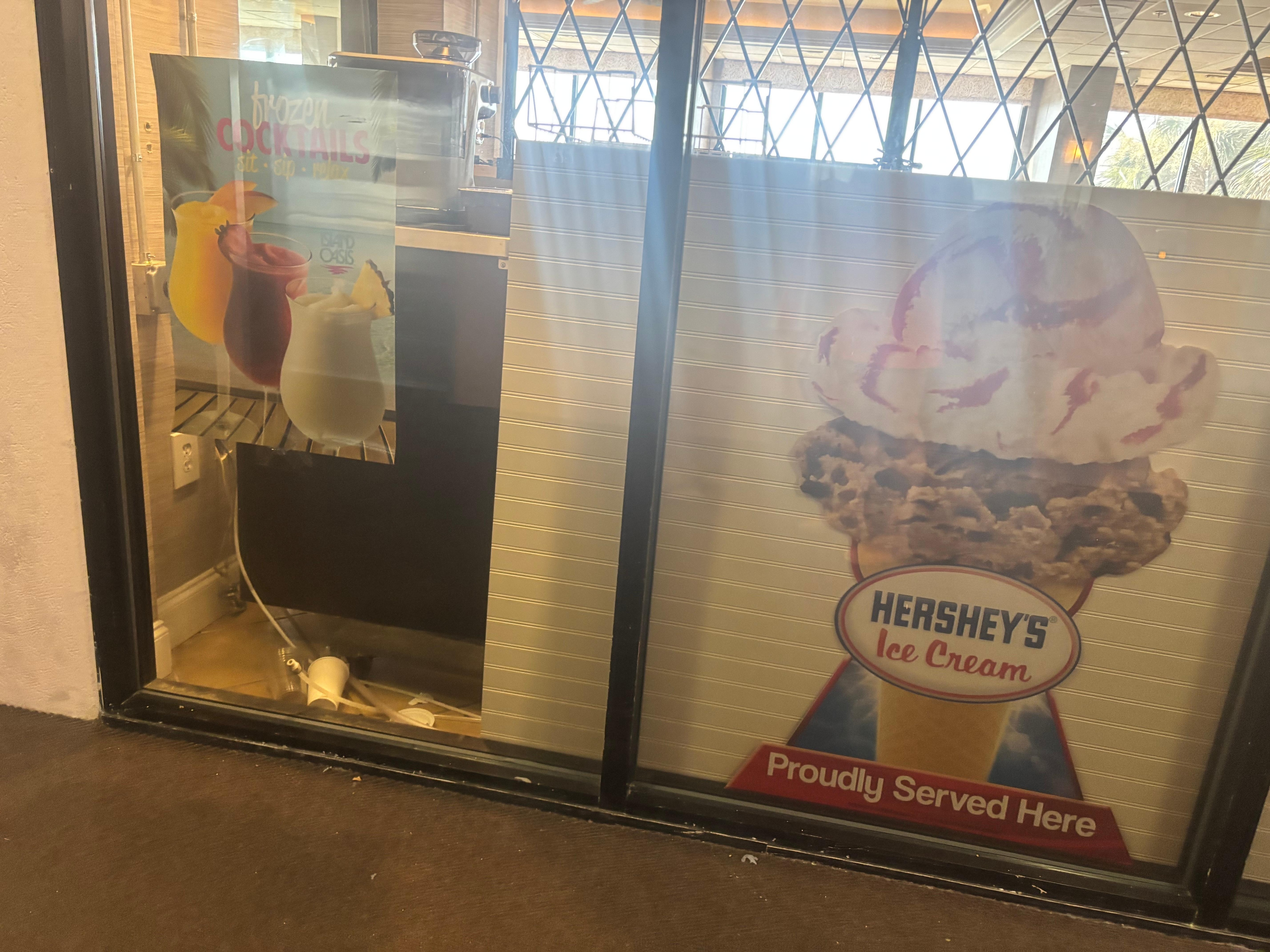 Another closed and trashy looking amenity