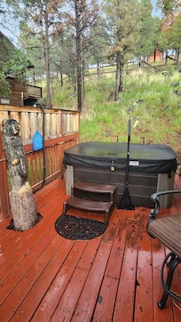 Nice hot tub for relaxing