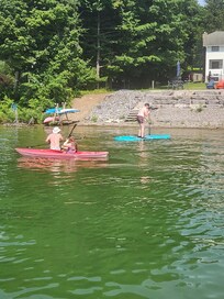 Paddle board and kayak