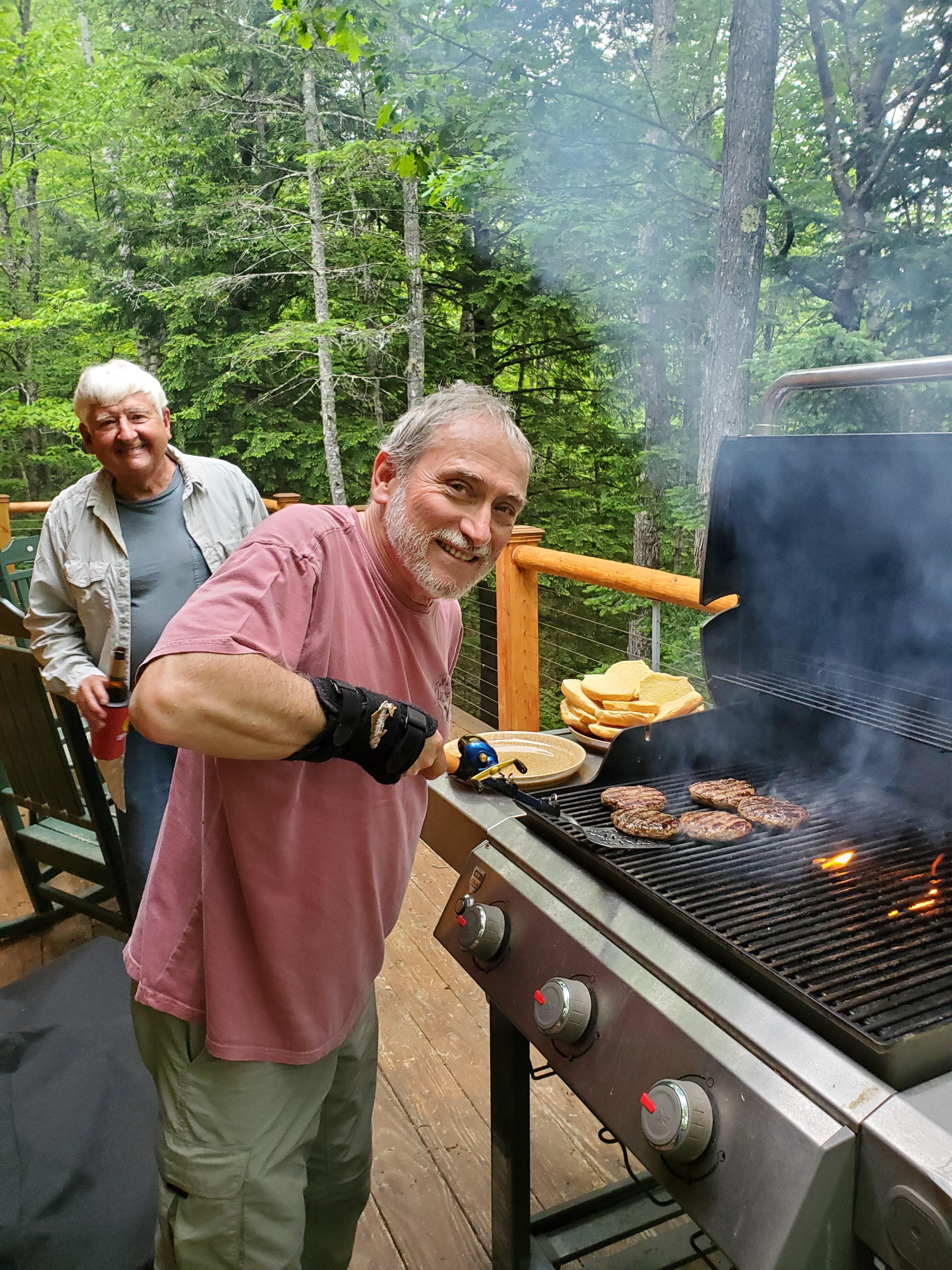 Our traditional burger night.