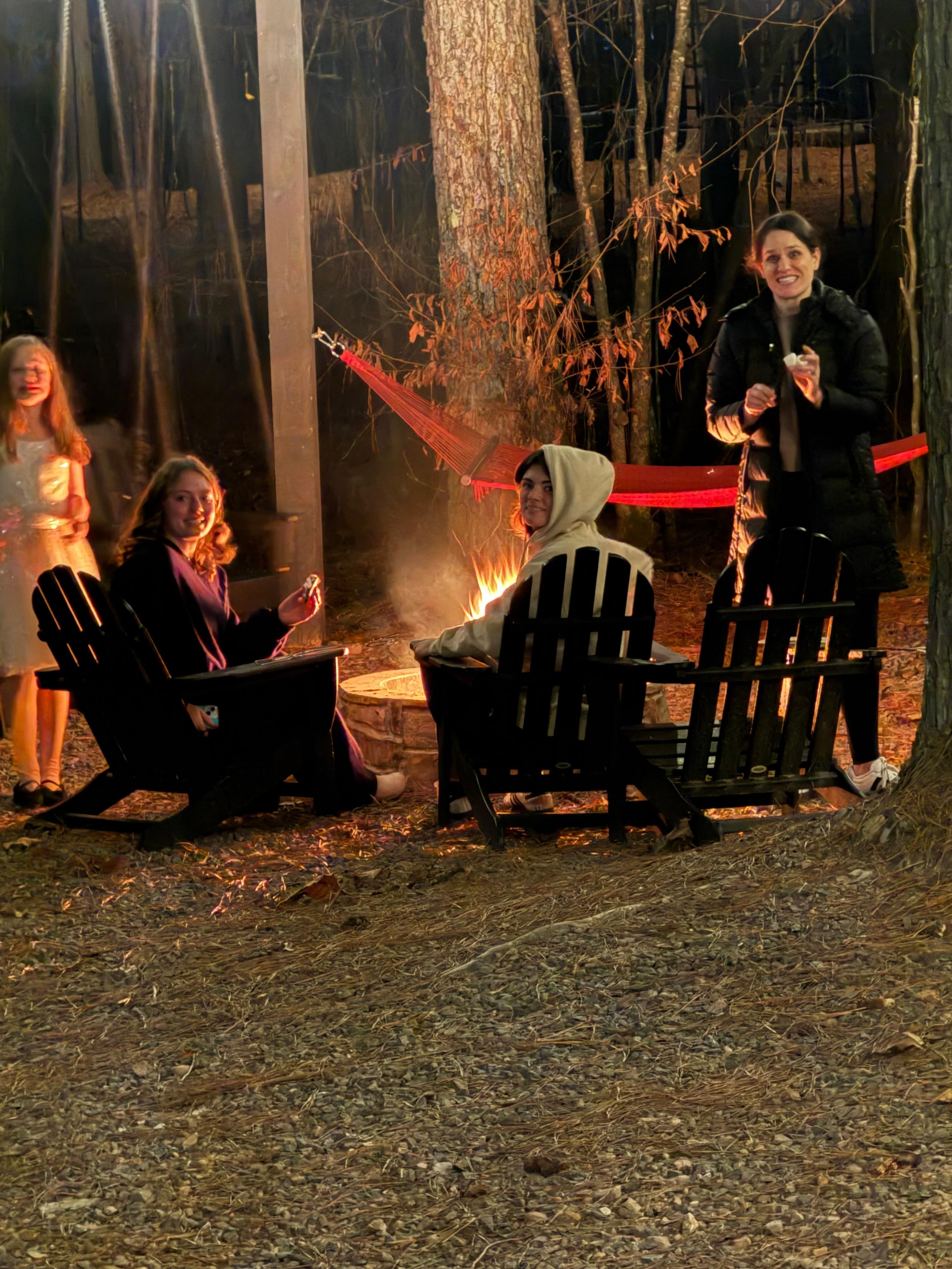 Smores! At the fire pit!