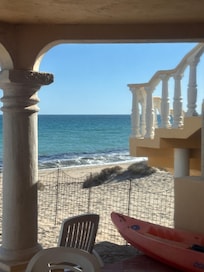 Can’t beat walking out the back door right to the sand.