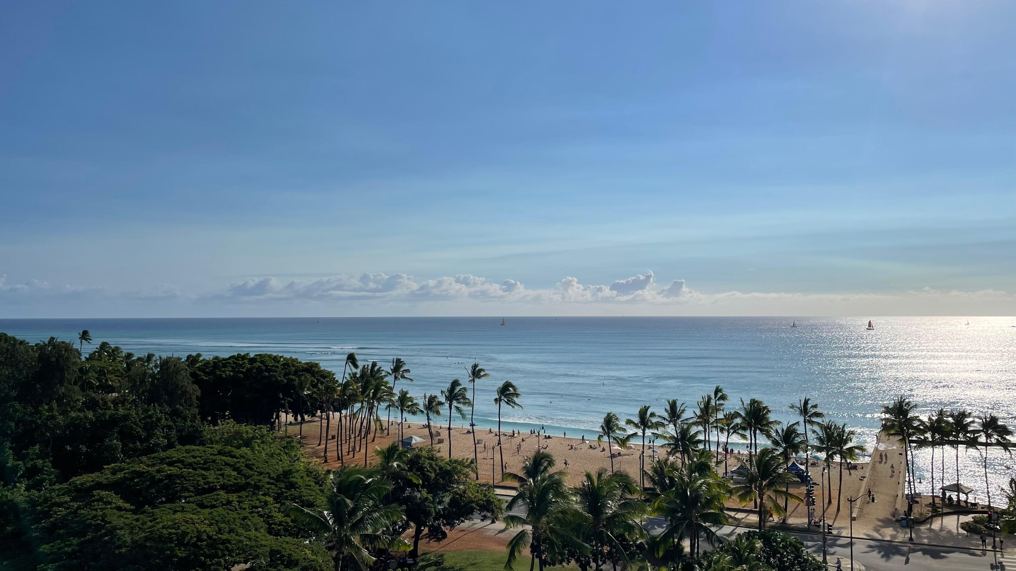 View looking right from balcony