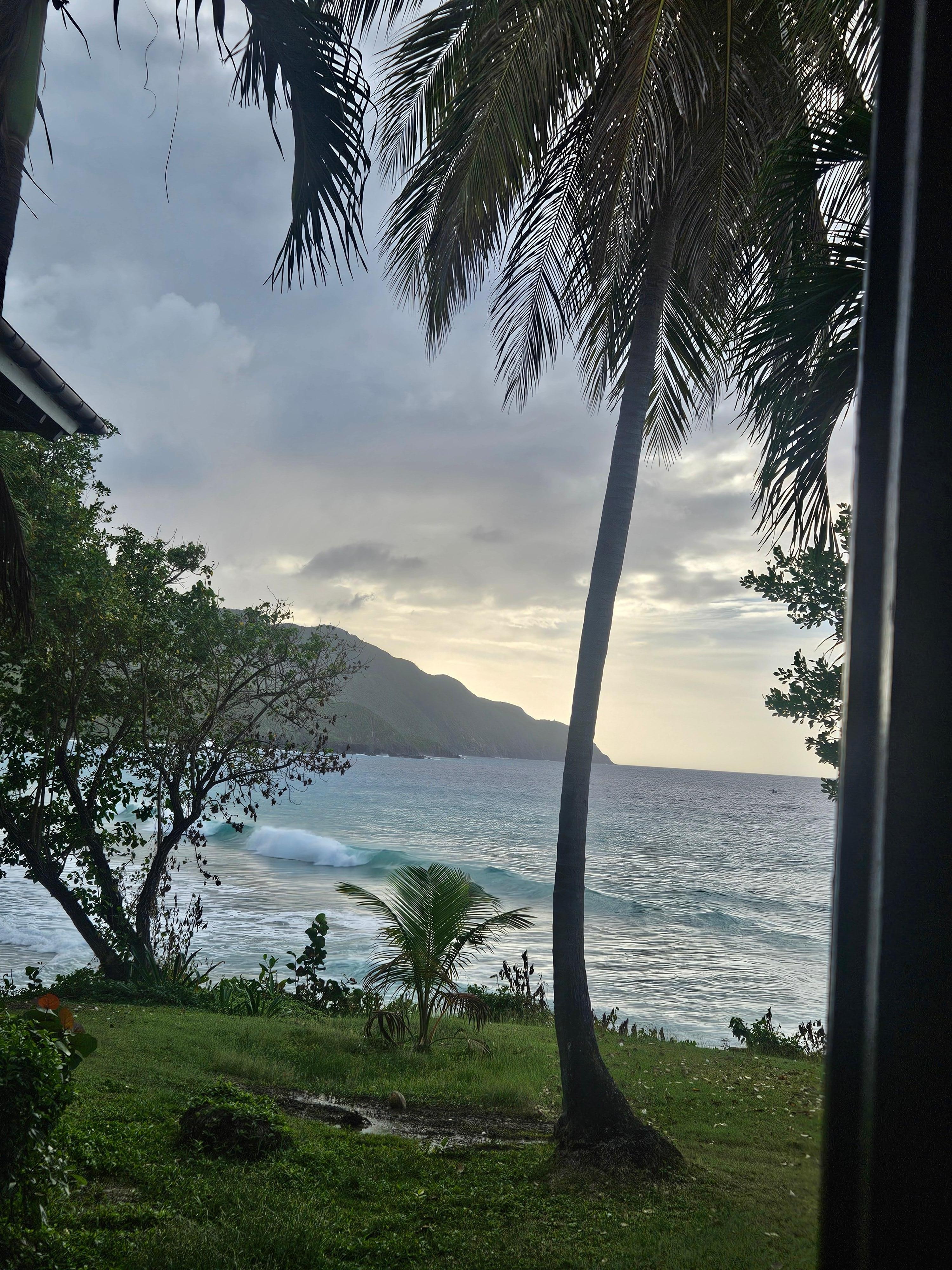 view from "ocean front room"