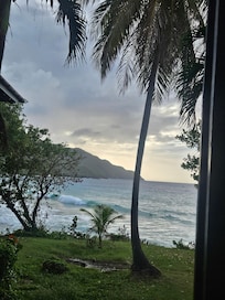 view from "ocean front room"