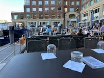 Harbor side cocktails and live music