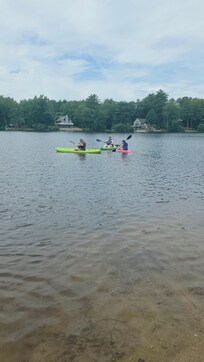 Lake is perfect for Kayaking