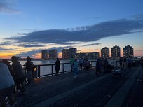 Last night from the pier