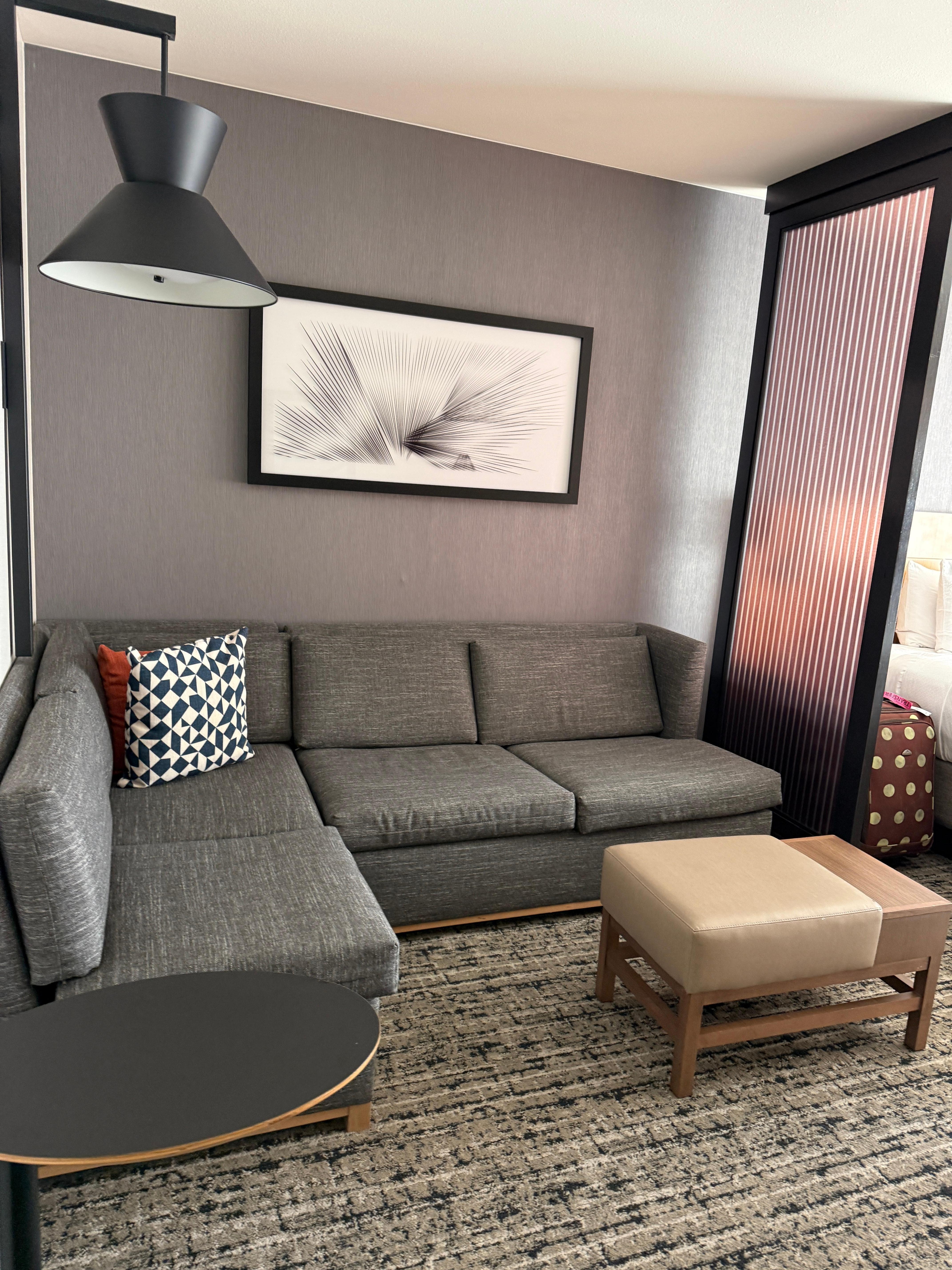 King room seated area