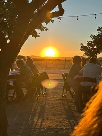Saturday night dinner sunset