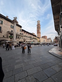 Piazza, just outside Hotel Entrance