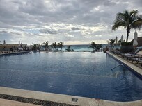 1 of 3 Infinity pools facing the beach area.
