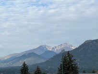 The view from the Expedition Lodge balcony