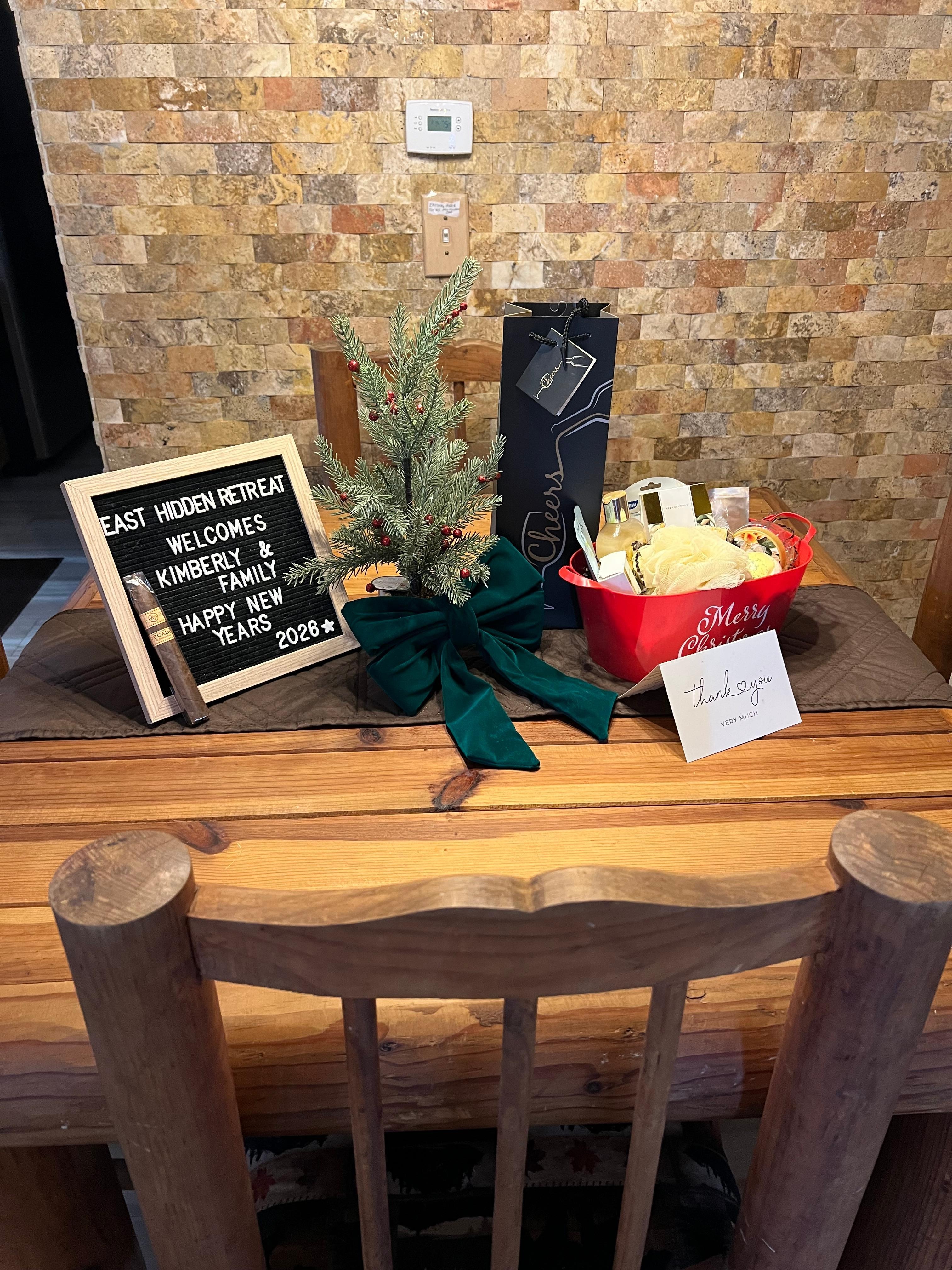 What a beautiful welcoming to the start of peaceful vacation.  