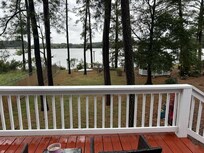 View from the door. Nice space for two to sit (depending on the weather) VRBO is upstairs