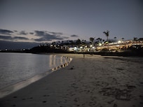 Beach in front of Villa