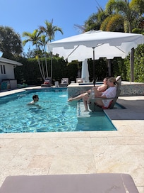 Anytime was a great time to be by the pool