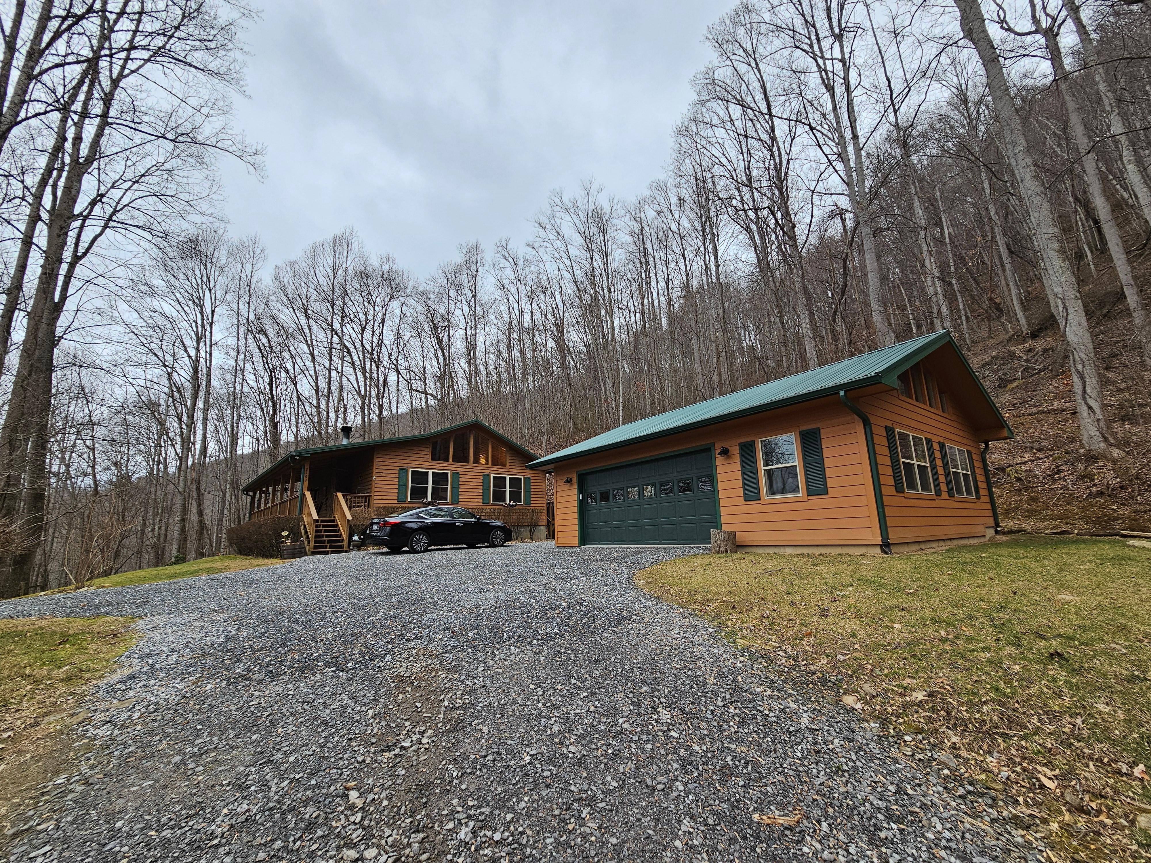 Cabin and separate garage