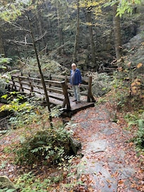 Hike to less than impressive waterfall.