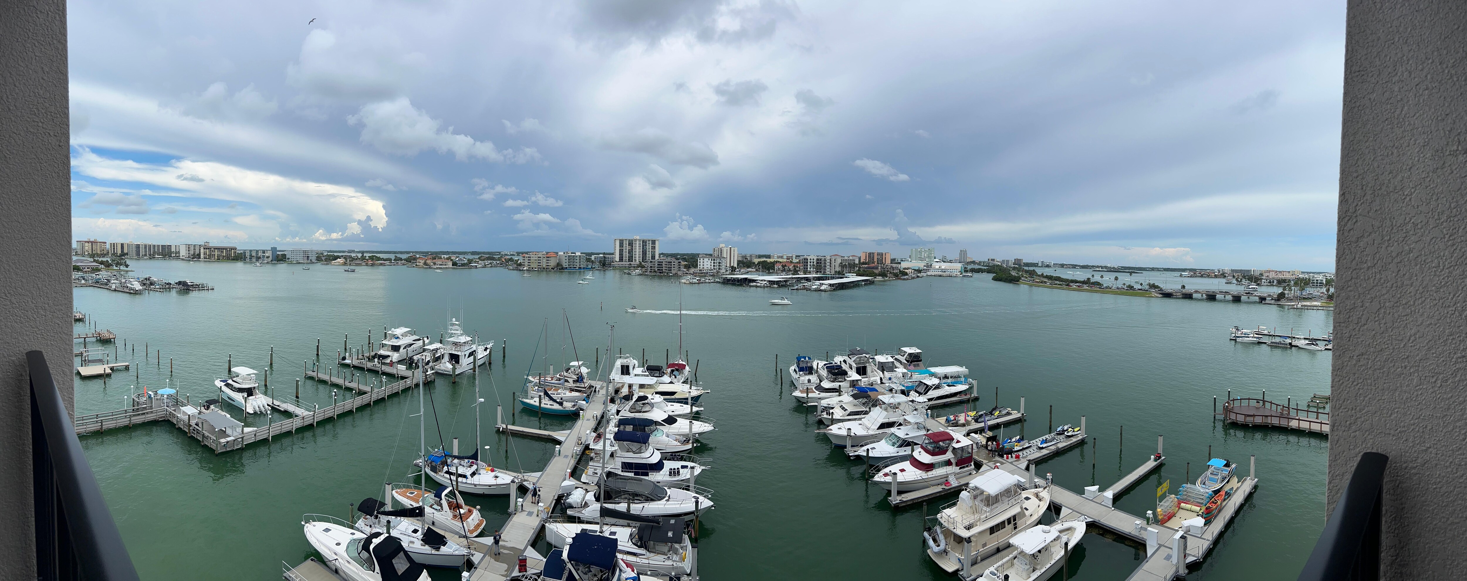 Balcony view of the Bay