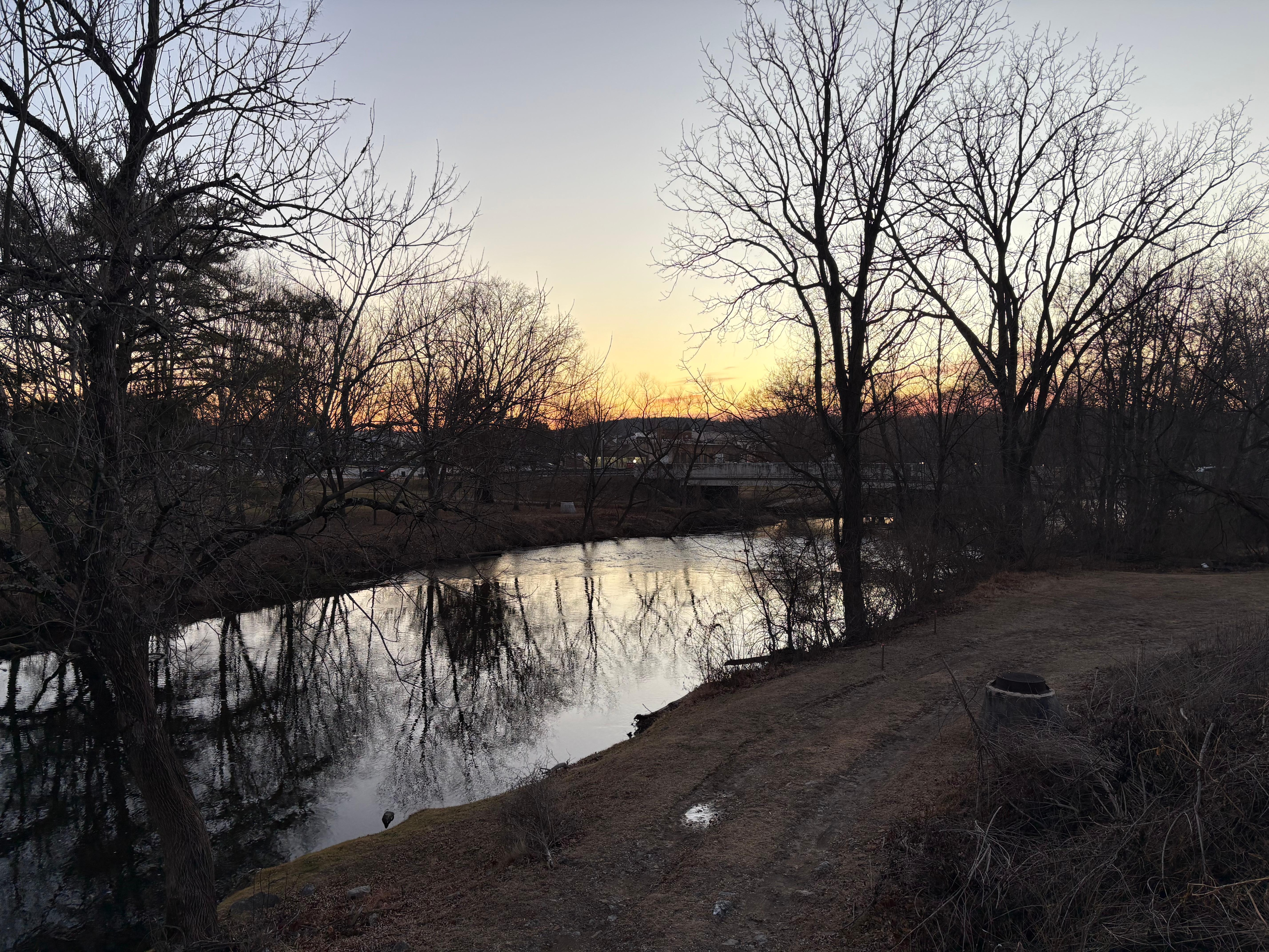 First morning at the boathouse.
