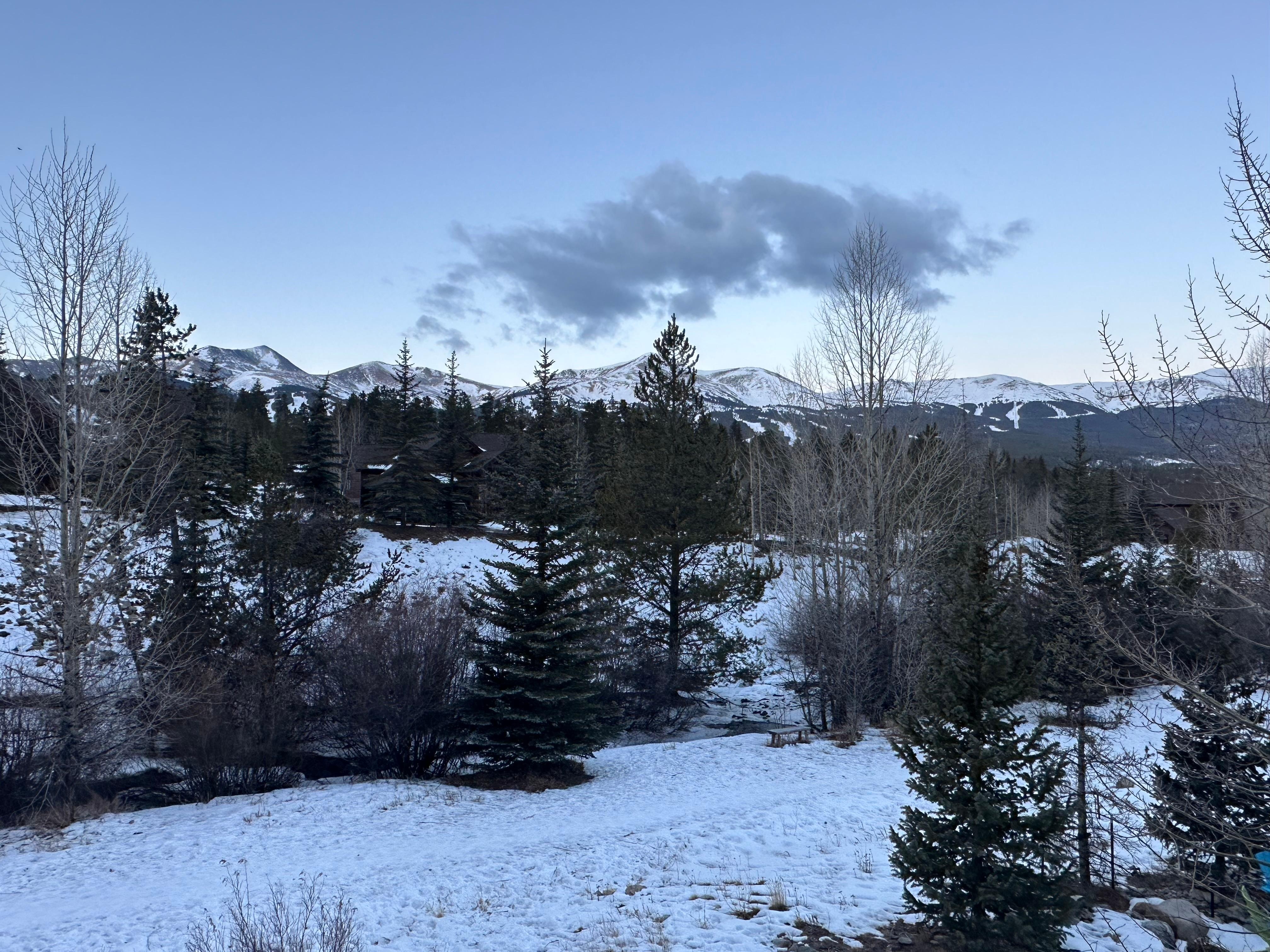 Views from back deck 