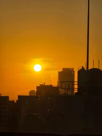 Sunrise view from room