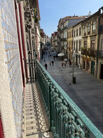 Balcony on two of bedrooms but only for standing