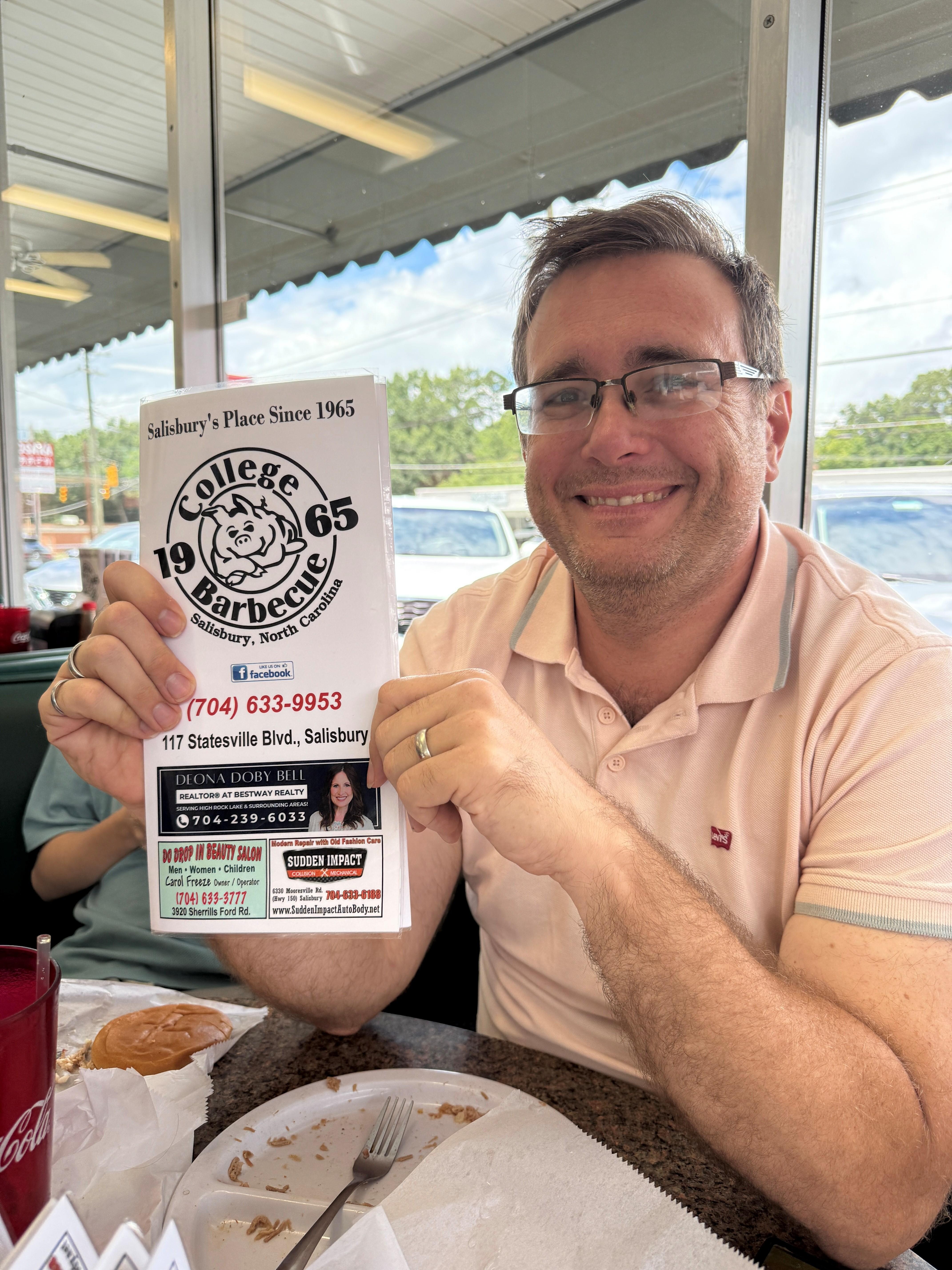 Our favorite spot in Salisbury for NC Barbecue