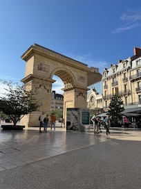 Our city view from our room window.
