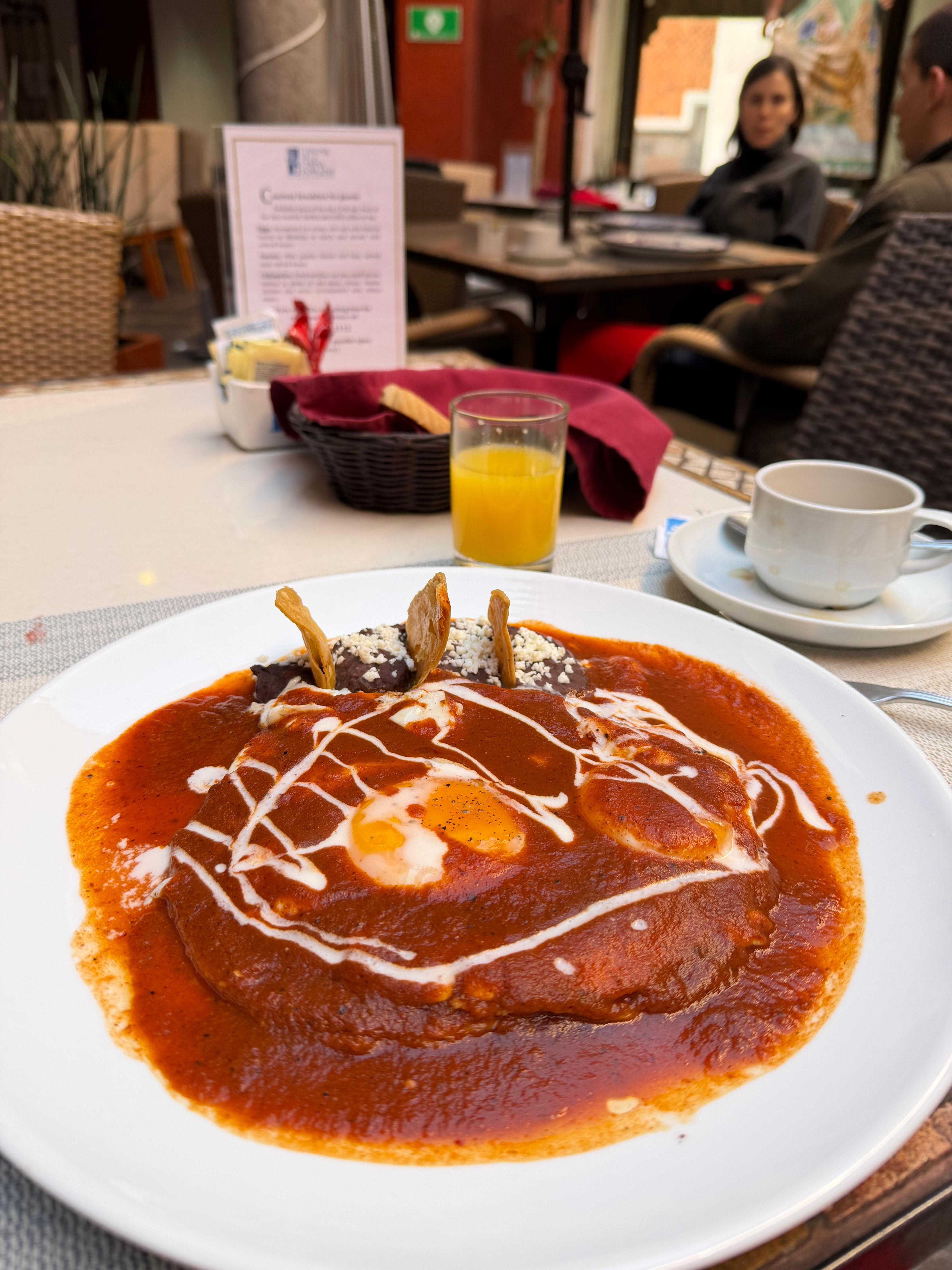 El desayuno incluido