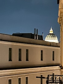 View of St. Peter's Basilica Dome from one of the bedroom balconies