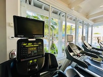 Fitness center on the property