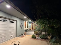 Nighttime front exterior