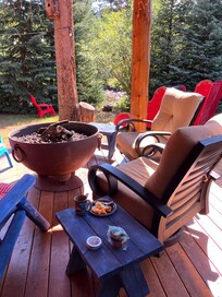 Lovely spot overlooking the creek.