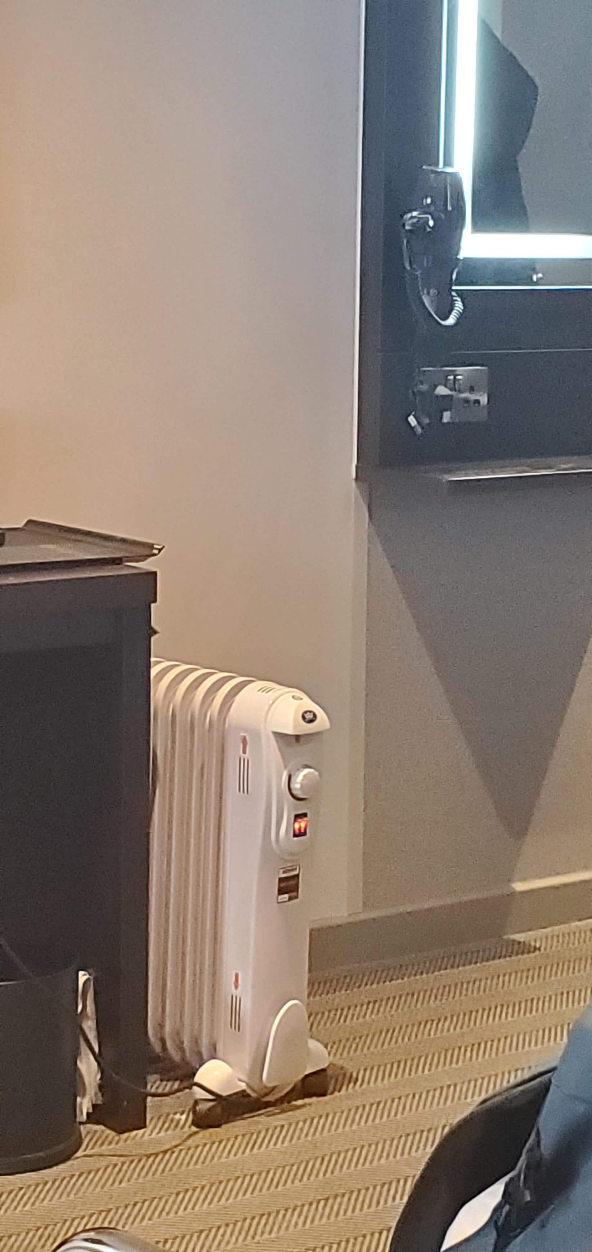 Even the rad failed to produce agreeable heat.