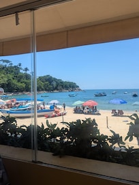 Property is on a Local beach, boats and tents everywhere