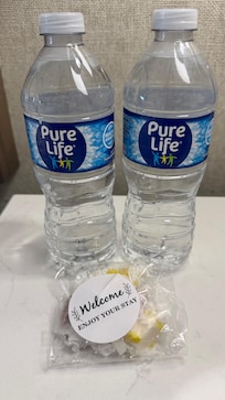 Welcome treat in room