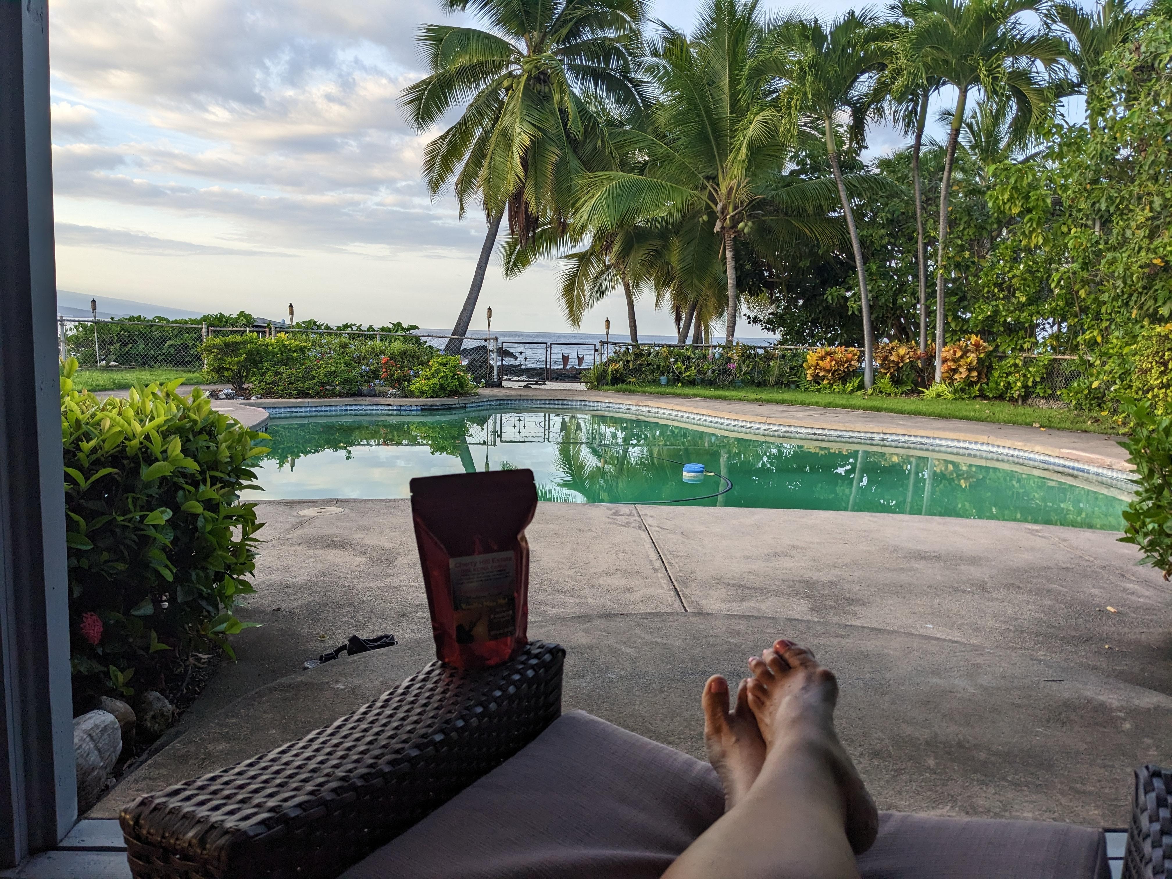My morning coffee view. The most perfect place to start the day.