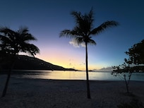 Megan’s beach at sunset