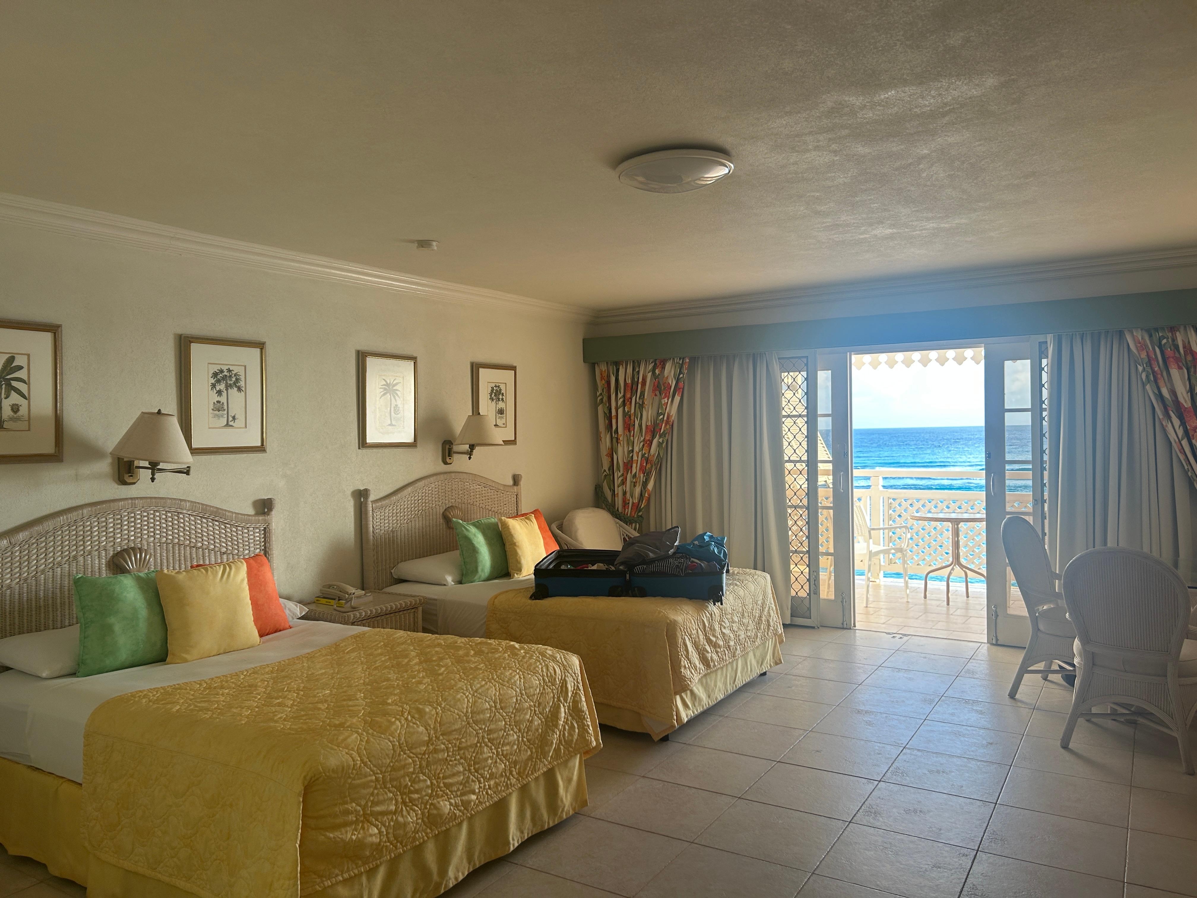 Room on forth floor of hotel 