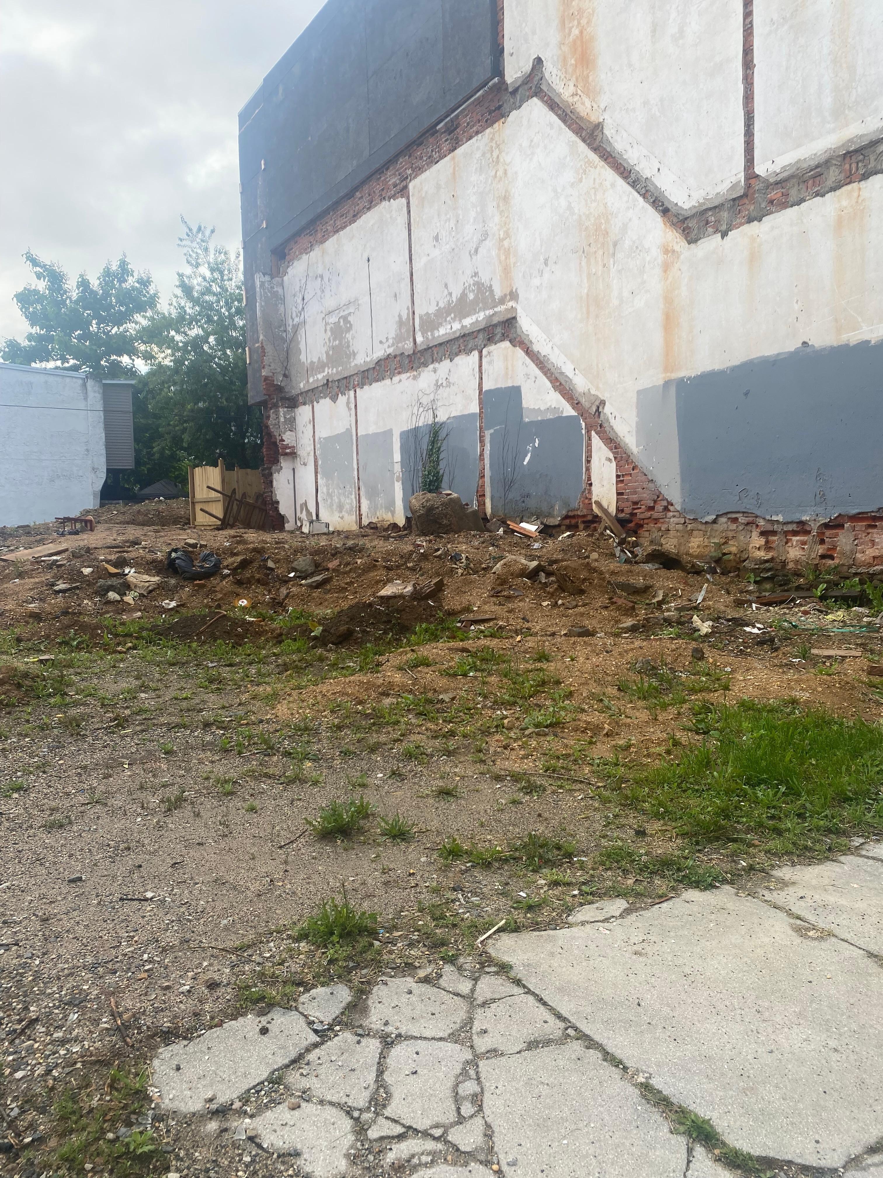Opposite corner.