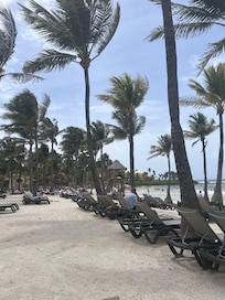 View from the palace beach